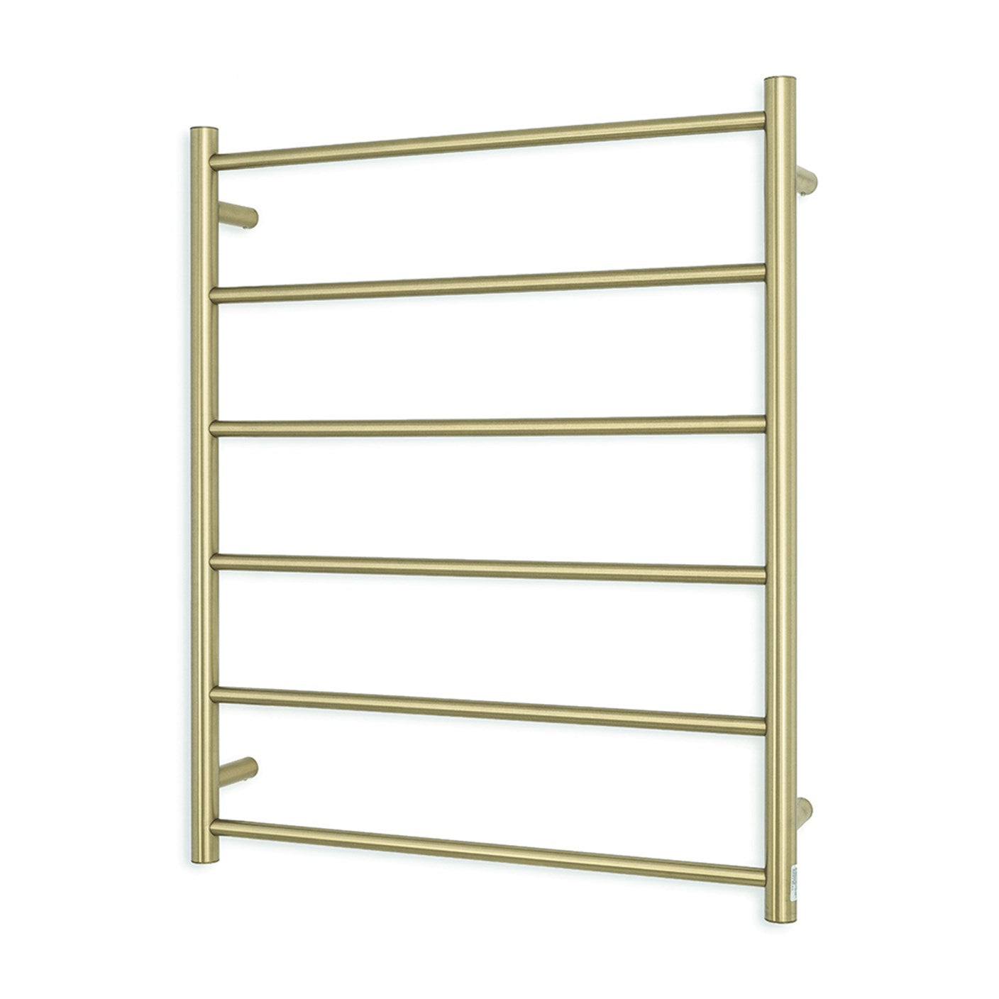 Light Gold 700 x 830mm Rnd Non Heated Towel Rail
