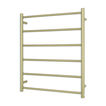 Light Gold 700 x 830mm Rnd Non Heated Towel Rail