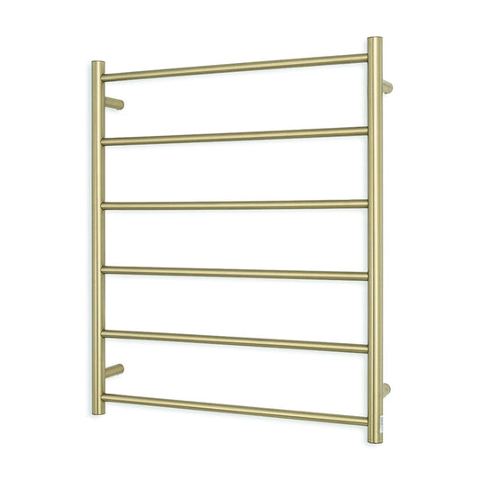 Light Gold 700 x 830mm Rnd Non Heated Towel Rail