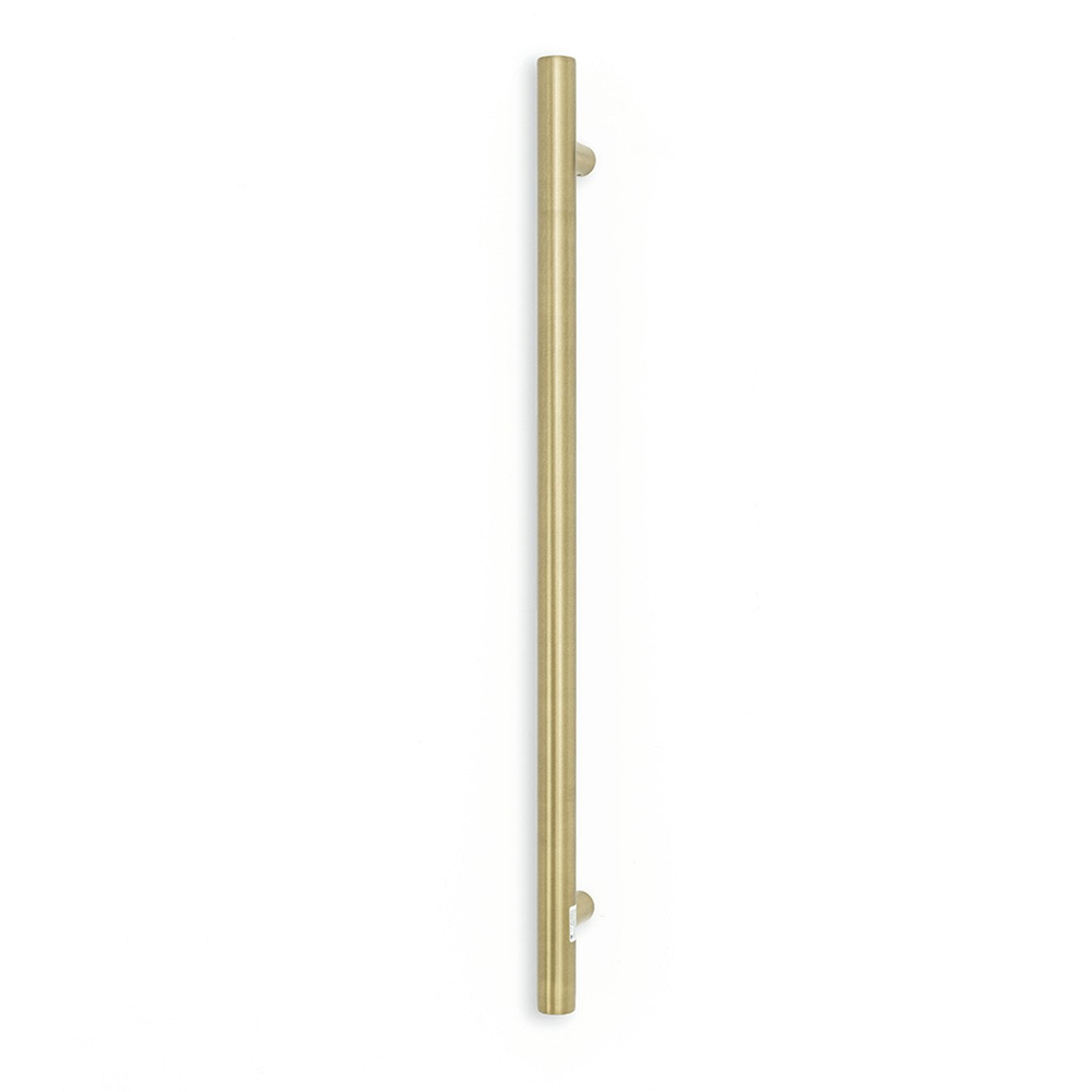 Vertical Single Heated Towel Bar 40mm X 950mm Light Gold