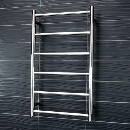 Polished 500 x 830mm Rnd Non Heated Towel Rail