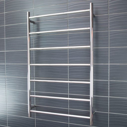 Polished 700 x 1130mm Rnd Non Heated Towel Rail