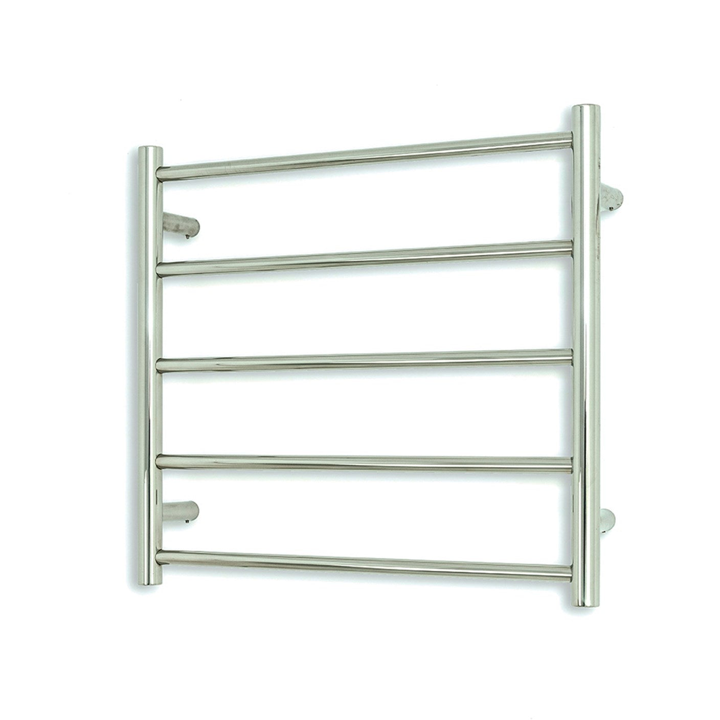 Polished 600 x 500mm Rnd Non Heated Towel Rail