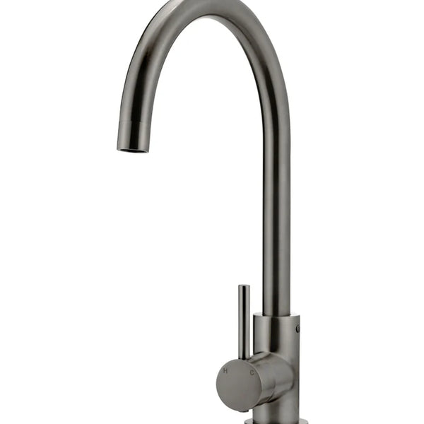 Round Gooseneck Kitchen Mixer Tap – Sannine Bathrooms