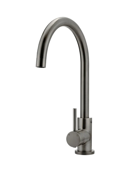 Round Gooseneck Kitchen Mixer Tap
