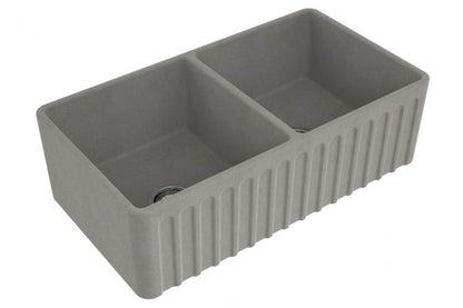 KIT - Novi 85x46 Fireclay Butler Sink – Concrete