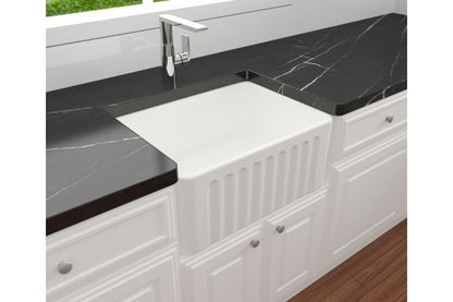 KIT - Novi 60x46 Fireclay Butler Sink (Overflow) – Matte White