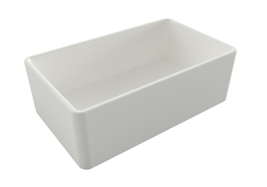 KIT - Novi 75x46 Fireclay Butler Sink (Overflow) – Matte White