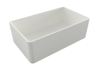 Novi 75x46 Fireclay Butler Sink - Matte White