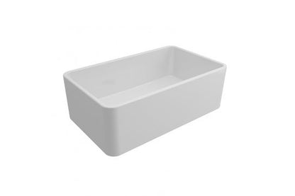 KIT - Novi 75x46 Fireclay Butler Sink (Overflow) – Gloss White