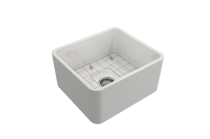 KIT - Novi 50x46 Fireclay Butler Sink (Overflow) – Gloss White