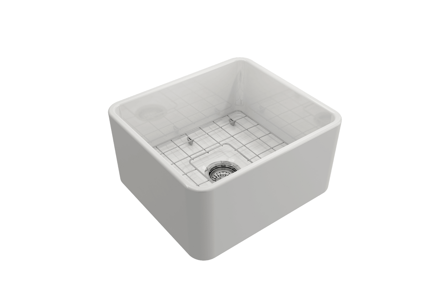 Novi 50x46 Fireclay Butler Sink - Gloss White
