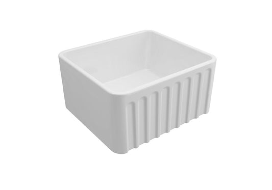KIT - Novi 50x46 Fireclay Butler Sink (Overflow) – Matte White