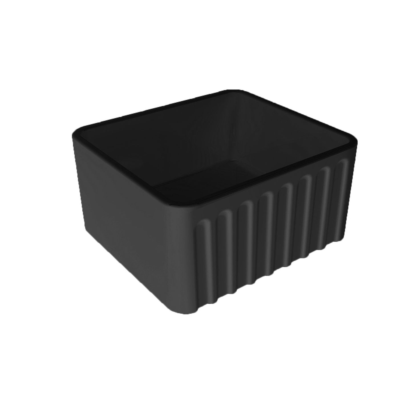 Novi 50x46 Fireclay Butler Sink - Matte Black