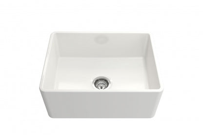 KIT - Novi 60x46 Fireclay Butler Sink (Overflow) – Gloss White