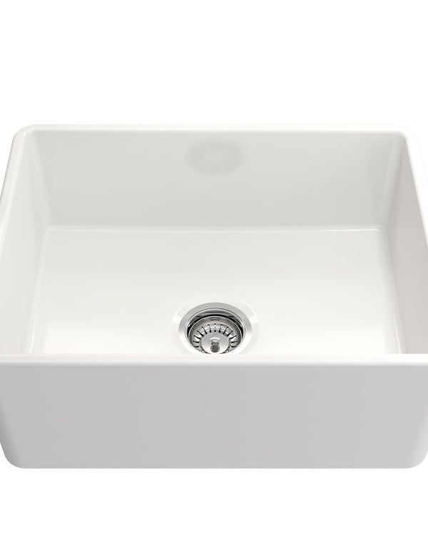 Novi 60x46 Fireclay Butler Sink - Gloss White