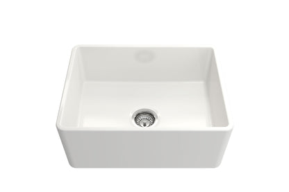 Novi 60x46 Fireclay Butler Sink - Gloss White