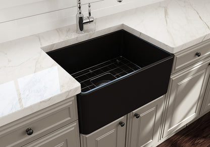 KIT - Novi 60x46 Fireclay Butler Sink (Overflow) – Matte Black