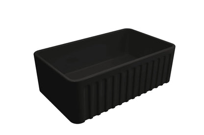 Novi 75x46 Fireclay Butler Sink - Matte Black