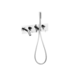 MECCA WALL MOUNT BATH MIXER WITH HAND SHOWER CHROME