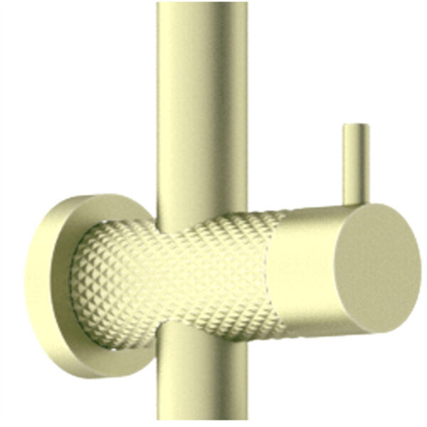 OPAL TWIN SHOWER BRUSHED GOLD