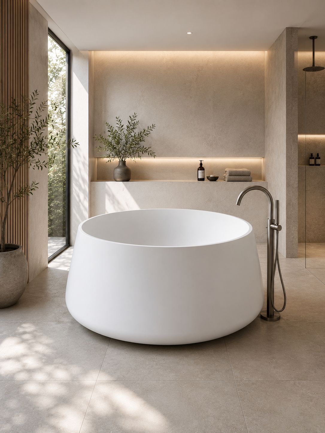 Pietra Bianca Arlo Freestanding Bath Tub (PB8020)