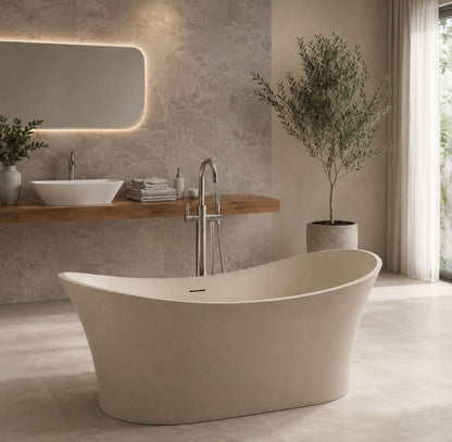 Pietra Bianca Crown Freestanding Bath Tub (PB4020)