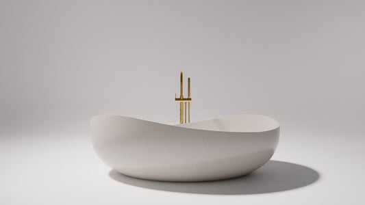 Pietra Bianca Onda Freestanding Bath Tub (PB4001)