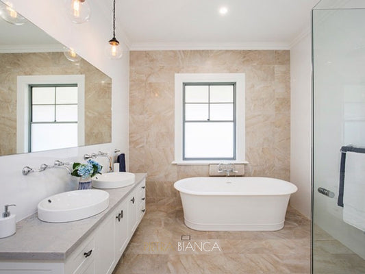 Pietra Bianca Rome Freestanding Bath Tub (PBS1015)