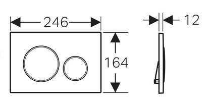Sigma20 Mechanical DF white/matt chrome/matt chrome (Run Out Line)