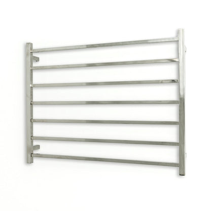 Polished 950 x 750mm Squ Heated Towel Rail RIGHT