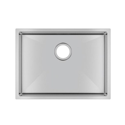 600x450x230mm Chrome Stainless Steel Single Bowl Kitchen Sink