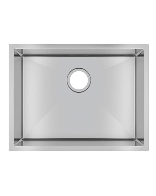 600x450x300mm Chrome Stainless Steel Single Bowl Kitchen Sink