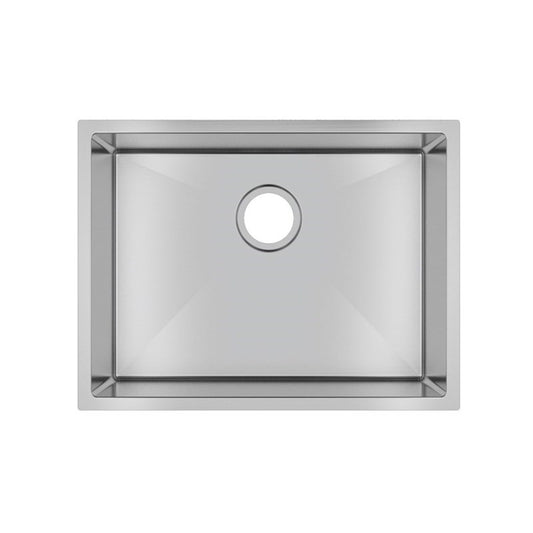 600x450x300mm Chrome Stainless Steel Single Bowl Kitchen Sink