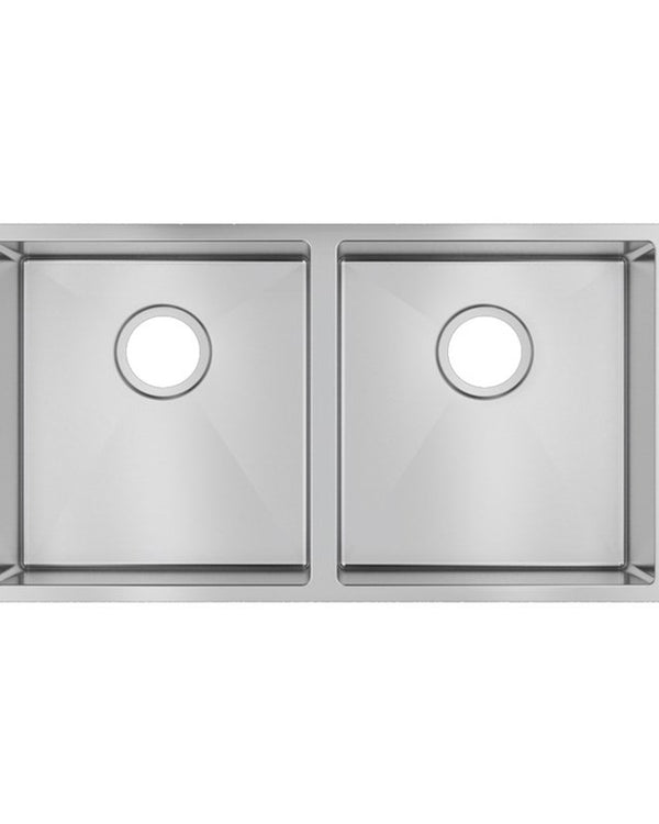 820x457x230mm Chrome Stainless Steel Double Bowl Kitchen Sink