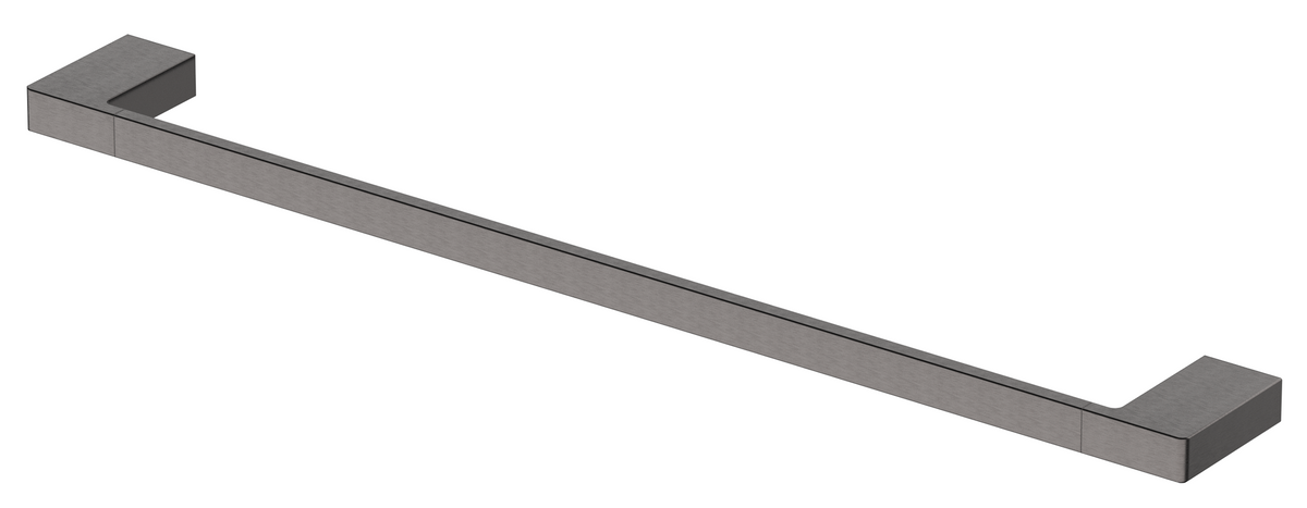 Milos Single Towel Rail Gunmetal