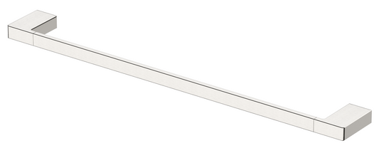 Milos Single Towel Rail Brushed Nickel