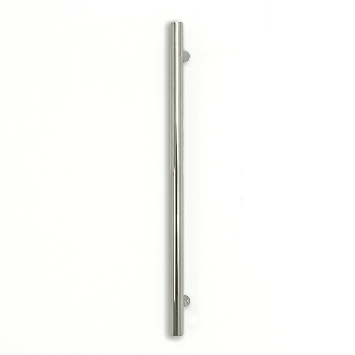 Vertical Single Heated Towel Bar 40mm X 950mm Polished SS