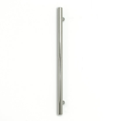 Vertical Single Heated Towel Bar 40mm X 950mm Polished SS